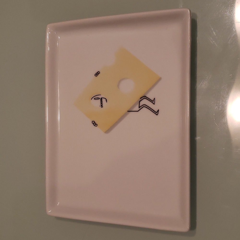 Crate&Barrel Oliver Cheese Plate
